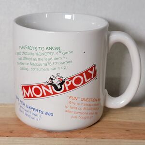 Monopoly Ceramic Mug by American Greetings Facts & Tips